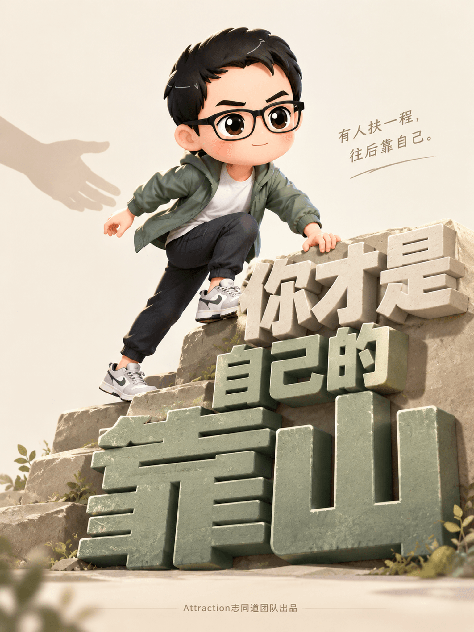 能托举你、当你靠山的人，从头到尾只有你自己