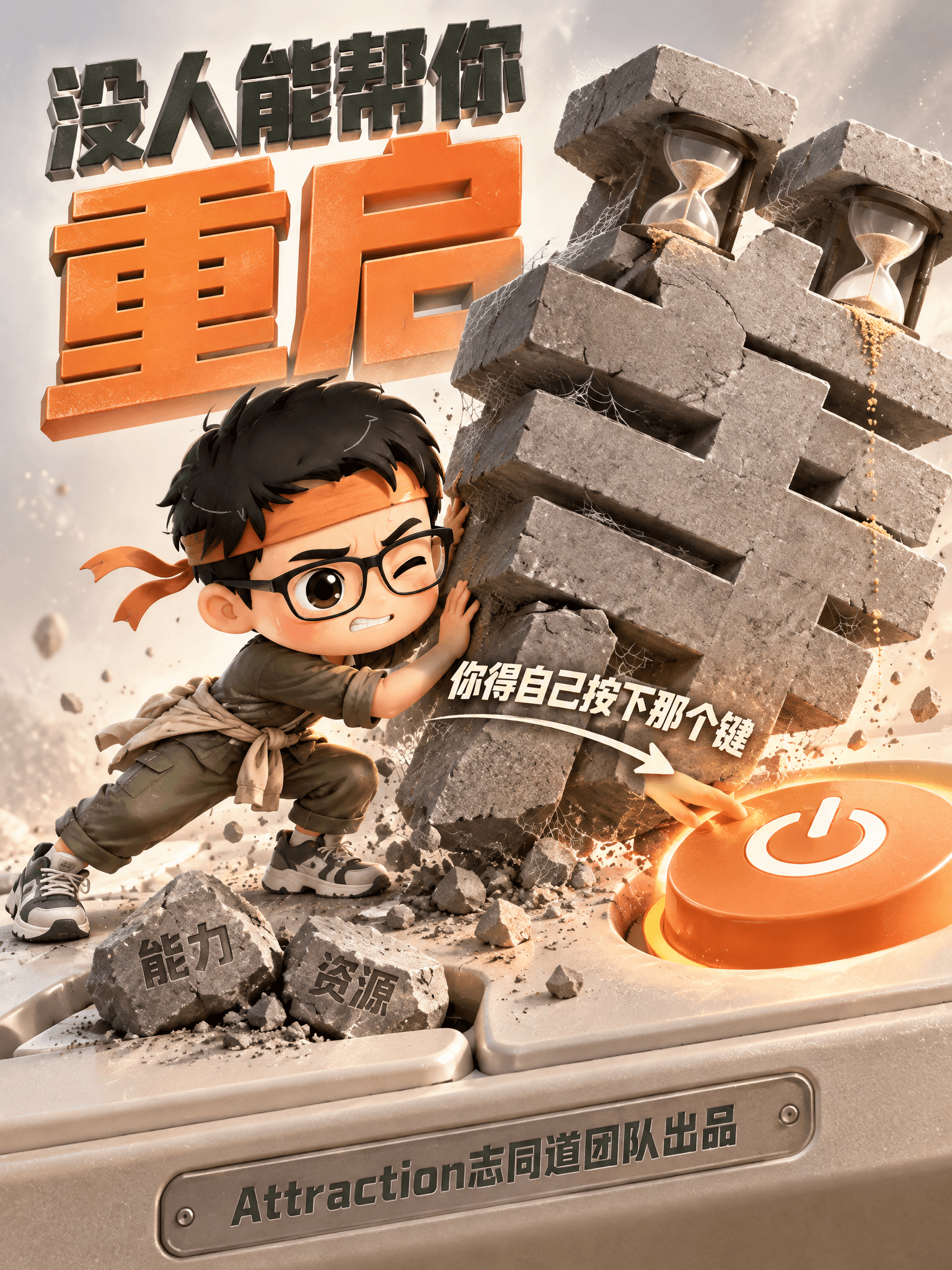 没有人能帮你重启