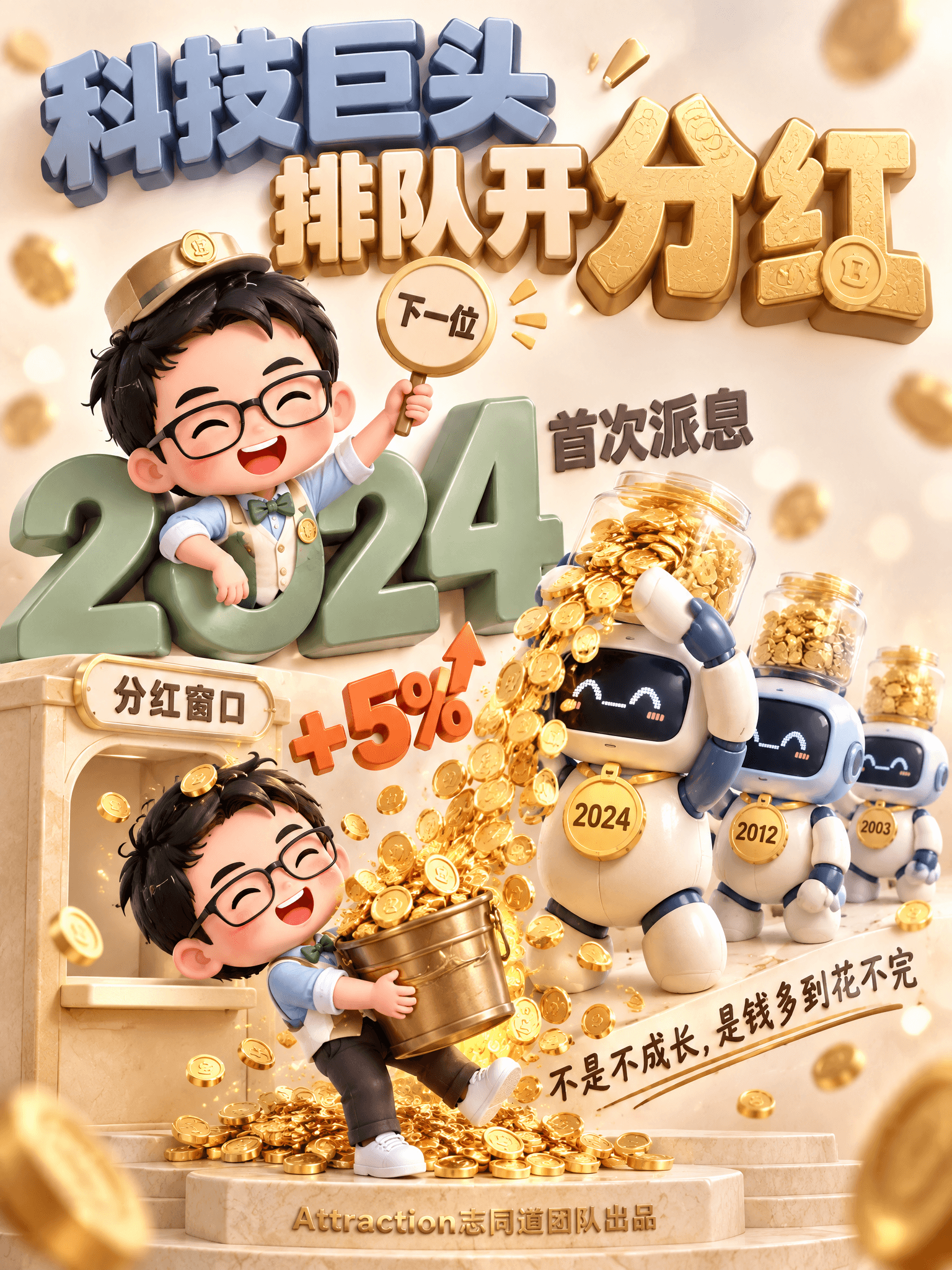 概念 048：科技巨头排队开分红——一个时代信号
